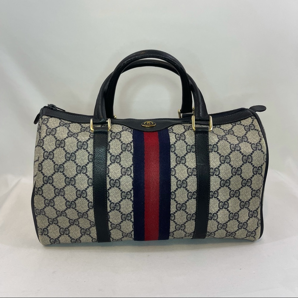 * AUTHENTIC Vintage Gucci Supreme GG Boston Bag